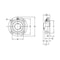 Ami Bearings SINGLE ROW BALL BEARING, 45MM WIDE SET SCREW PILOTED FLANGE CARTRIDGE UCFCF209 - alternate 2